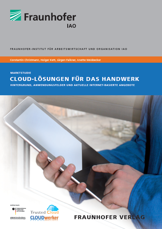 Cover - Marktstudie - Cloud-Lösungen für das Handwerk - Hintergrund, Anwendungsfelder und aktuelle Internet-basierte Angebote