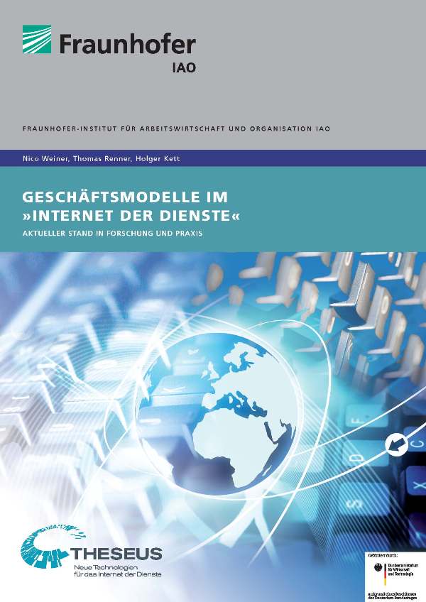 Geschaeftsmodelle im Internet der Dienste - Cover Klein